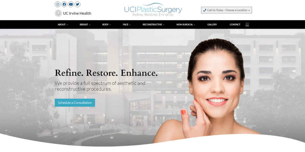 UC Irvine Plastic Surgery - Aesthetic Brand Marketing